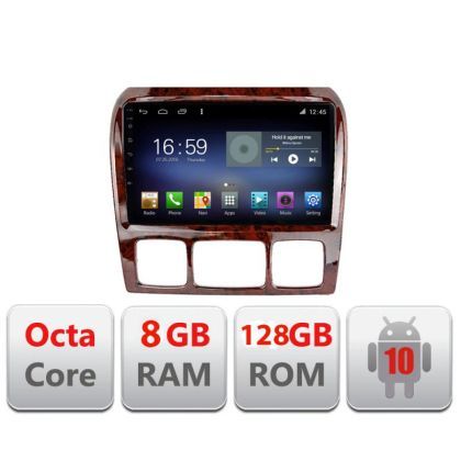 Navigatie MERCEDES S 1998-2005 F-220 Octa Core cu Android Radio Bluetooth Internet GPS WIFI DSP 8+128GB 4G