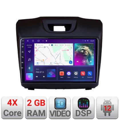 Navigatie Isuzu D-Max Quad Core A-2234 2+32 GB Android Waze USBNavigatie Internet Youtube Radio v1