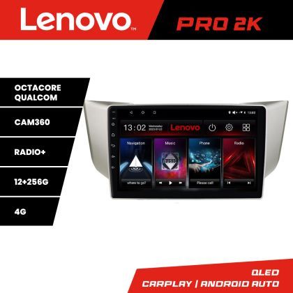 Navigatie Lexus RX 2003-2009 Lenovo Kit- rx-03 8 core QLED 2K 12+256 360 Android Waze USB Navigatie Internet Youtube Radio