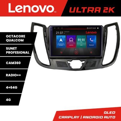 Navigatie Ford Kuga C-MAX Android radio gps internet 8 core QLED Qualcomm 4+64 360 Lenovo