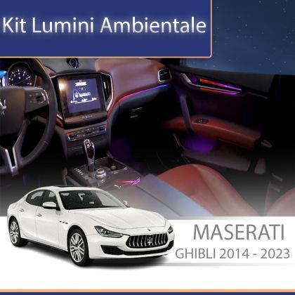 Lumini ambientale Maserati Ghibli 2013-2022 set complet control telefon sau sistem original