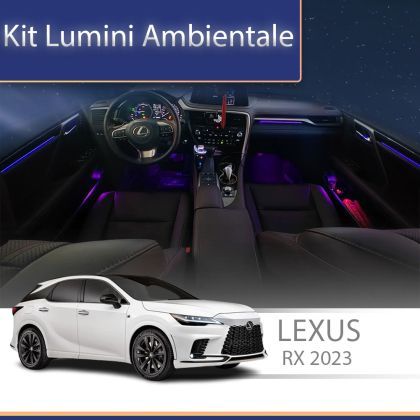 Lumini ambientale Lexus RX 2023 set complet control telefon sau sistem original