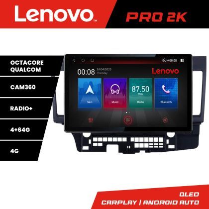 Navigatie MITSUBISHI LANCER K-037 Lenovo PRO 4+64 13 inch 2K android 4G DSP gps internet  8Core