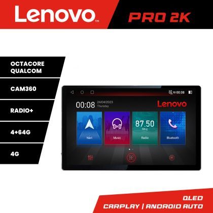 Navigatie Ssangyong Kyron Actyon K-158 Lenovo PRO 4+64 13 inch 2K android 4G DSP gps internet