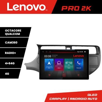 Navigatie Kia Rio 2012- K-204 Lenovo PRO 4+64 13 inch 2K android 4G DSP gps internet  8Core