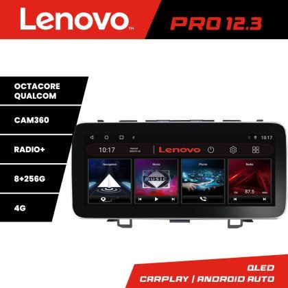 Navigatie Honda CR-V K-009 Lenovo PRO 8+256 12.3 inch qled android 4G DSP gps internet  8Core