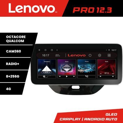 Navigatie Ford KA 2015-2020 Lenovo PRO 8+256 12.3 inch qled android 4G DSP gps internet  KIT-ka