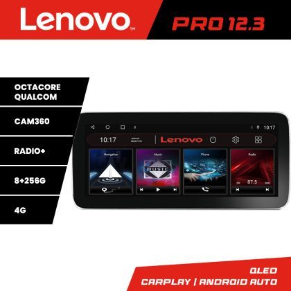 Navigatie Opel Movano Renault Master 2020- Lenovo PRO 8+256 12.3 inch qled android 4G DSP gps internet  v1