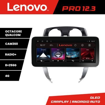 Navigatie Nisan Note 2012-2019 Lenovo PRO 8+256 12.3 inch qled android 4G DSP gps internet  KIT-note-2012