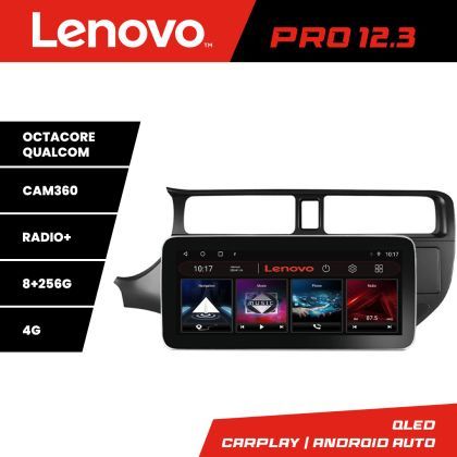 Navigatie Kia Rio 2011-2014 K-rio-11 Lenovo PRO 8+256 12.3 inch qled android 4G DSP gps internet  C