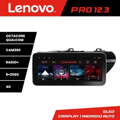 Navigatie TOYOTA Hilux 2016- K-TY59 Lenovo PRO 8+256 12.3 inch qled android 4G DSP gps internet  Co