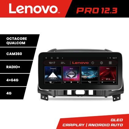 Navigatie Hyundai Santa Fe 2007-2012 K-008 Lenovo PRO 4+64 12.3 inch qled android 4G DSP gps internet