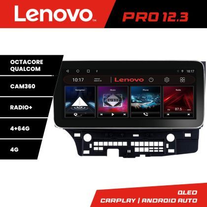 Navigatie MITSUBISHI LANCER K-037 Lenovo PRO 4+64 12.3 inch qled android 4G DSP gps internet  8Core