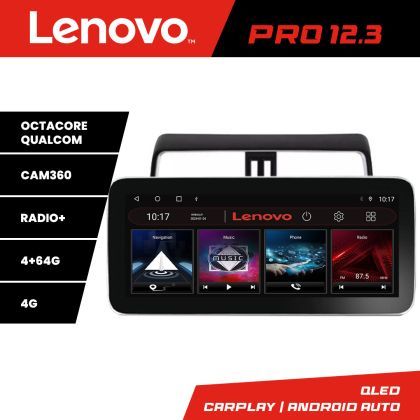 Navigatie Toyota Prado J150 2018- K-1065 Lenovo PRO 4+64 12.3 inch qled android 4G DSP gps internet