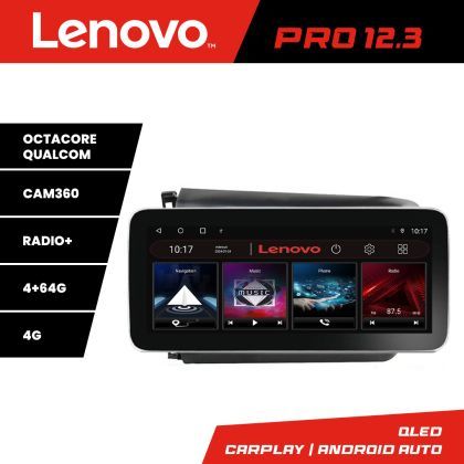 Navigatie Honda Civic Sedan K-132 Lenovo PRO 4+64 12.3 inch qled android 4G DSP gps internet  8Core