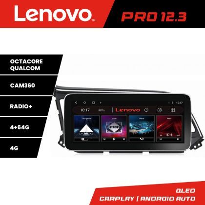 Navigatie Hyundai Elantra 2018- K-1581 Lenovo PRO 4+64 12.3 inch qled android 4G DSP gps internet