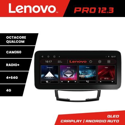 Navigatie Ssangyong Korando 2011- 2013 K-159 Lenovo PRO 4+64 12.3 inch qled android 4G DSP gps internet