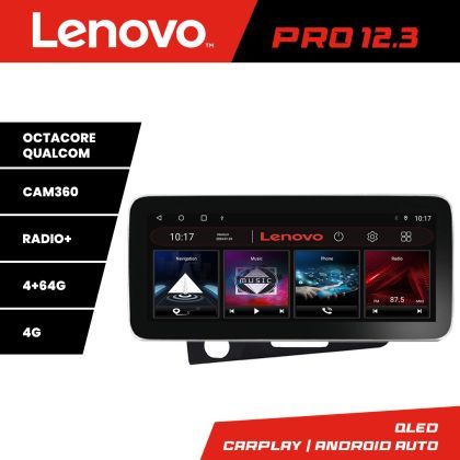 Navigatie Honda CR-Z 2006-2013 Lenovo PRO 4+64 12.3 inch qled android 4G DSP gps internet  Kit-crz