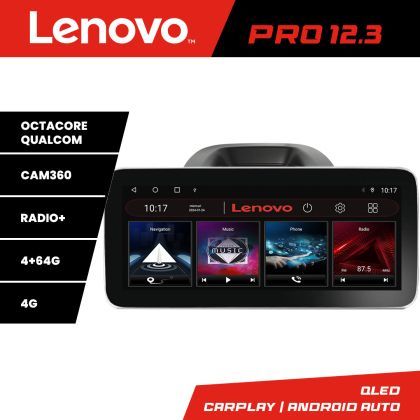 Navigatie Ford Ecosport 2017-2019 Lenovo PRO 4+64 12.3 inch qled android 4G DSP gps internet  KIT-ecosport2018