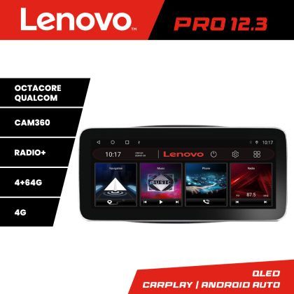 Navigatie Smart For Two 2015- K-Smart15 Lenovo PRO 4+64 12.3 inch qled android 4G DSP gps internet a