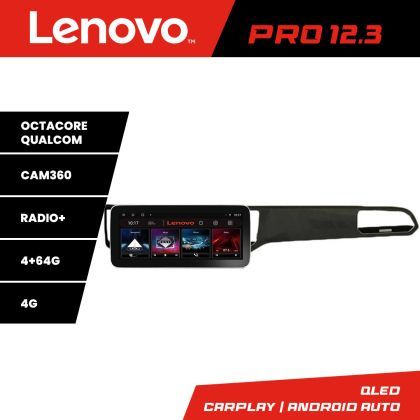 Navigatie VW Golf Sportsvan 2016-2021 K-sportsvan Lenovo PRO 4+64 12.3 inch qled android 4G DSP gps internet