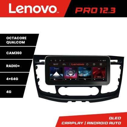 Navigatie Ford Transit 2019- varianta cu radio cd simplu Lenovo PRO 4+64 12.3 inch qled android 4G DSP gps internet  Kit-transit-2019-a