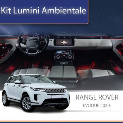 Lumini ambientale Range Rover Evoque 2020- set complet control telefon sau sistem original