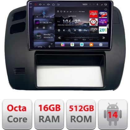 Navigatie Nissan Patrol 2000-2005 Qled 2K Octa Core 12+256GB LTE 4G DSP Wifi 5Ghz android auto carplay radio gps internet kit-patrol-old+EDT-E809-2K