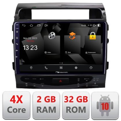 Navigatie Toyota Landcruiser J150 2010-2018 Android Ecran 720P Quad Core 2+32 carplay android auto
