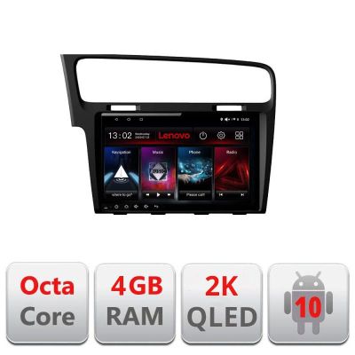 Navigatie VW Golf 7 L-491, Octacore, 4Gb RAM, 64Gb Hdd, 4G, QLED 2K, DSP, Carplay, Bluetooth