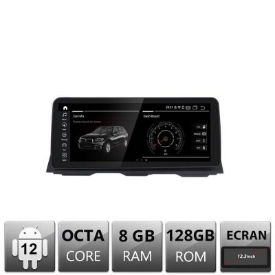 Navigatie BMW Seria 3 E90 2006-2012 cu ecran CIC Android ecran 12.3" 8+128 4G BT