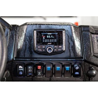 Unitate multimedia Stinger dedicată offroad/ marine Bluetooth, 25 W x 4 (45 W vârf x 4), Redă fișiere MP3/WMA/FLAC, Intrare USB