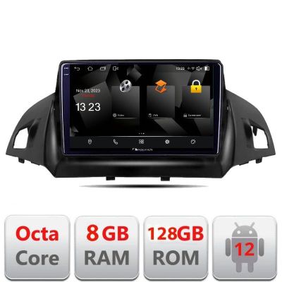 Navigatie Ford Kuga 2013-2017 5960Pro-362 Android Octa Core Qualcomm 2K Qled 8+128 DTS DSP 360 4G Optical