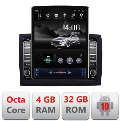 Navigatie Fiat ducato 2006- G-ducato ecran tip TESLA 9.7" cu Android Radio Bluetooth Internet GPS WIFI 4+32GB DSP 4G O v2