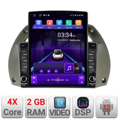 Navigatie Toyota Rav 4 2000-2004 Android radio gps internet quad core 2+32 ecran vertical 9.7" kit-rav4-old+EDT-E708