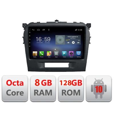 Navigatie Suzuki Grand Vitara 2016- F-2265 Octa Core cu Android Radio Bluetooth Internet GPS WIFI DSP 8+128GB 4G