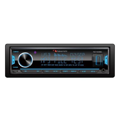 Receiver Nakamichi 1DIN cu USB si bluetooth DSP Multi-Color, fata detasabila, 4X50W max, 3preout 4V , iesire optica, App control(Android, IOS)