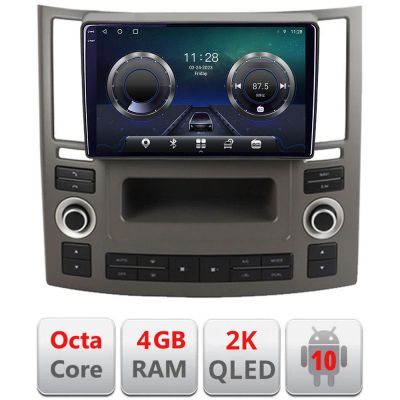 Navigatie Infiniti FX45 2007-2009 Android ecran Qled 2K Octa core 4+32 fx45-old+EDT-E409-2K