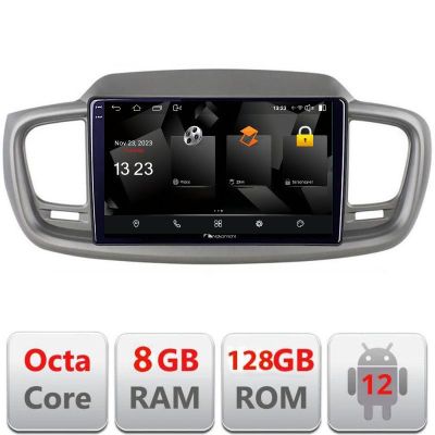 Navigatie Kia Sorento 2015-2018 5960Pro-6528 Android Octa Core Qualcomm 2K Qled 8+128 DTS DSP 360 4G Optical