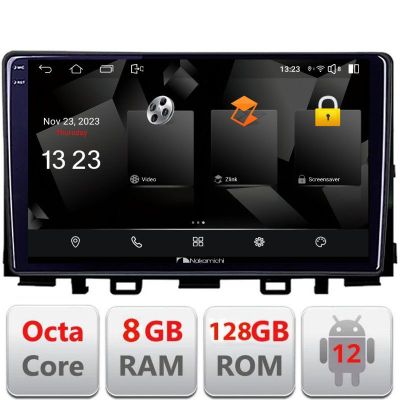 Navigatie Kia Stonic 2016-2020 Android Octa Core Qualcomm 2K Qled 8+128 DTS DSP 360 4G Optical