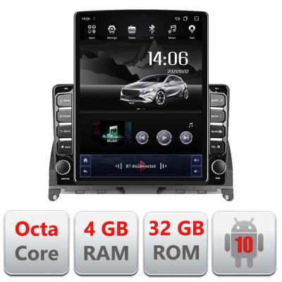 Navigatie Mercedes W204 2008-2012 G-W204 ecran tip TESLA 9.7" cu Android Radio Bluetooth Internet GPS WIFI 4+32GB DSP