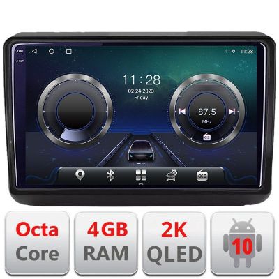 Navigatie Jeep Grand Cherokee 2014-2019 C-JGG Android Octa Core Ecran 2K QLED GPS 4G 4+32GB 360 KIT-JGG+EDT-E409-2K