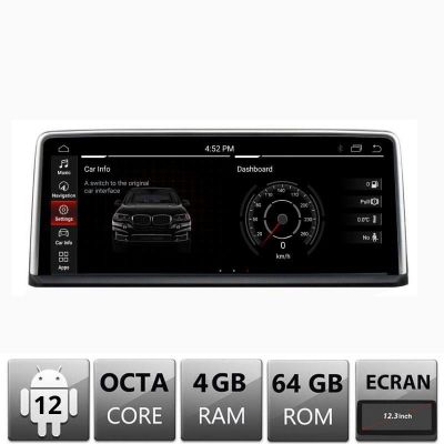 Navigatie BMW X1 F48 2014-2016 cu ecran NBT Android ecran 12.3" 4+64 4G BT