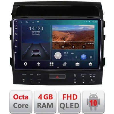 Navigatie Toyota Landcruiser 200 V8 2007-2015 cu navi si 360 Android radio gps internet quad core 4+64 carplay android auto KIT-381-360+EDT-E309v3