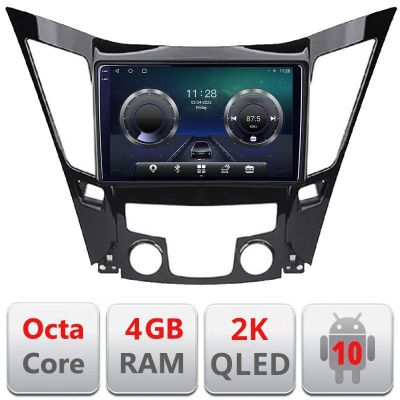 Navigatie HHyundai Sonata 2011-2015 C-259 Android Octa Core Ecran 2K QLED GPS 4G 4+32GB 360 KIT-259+EDT-E409-2K