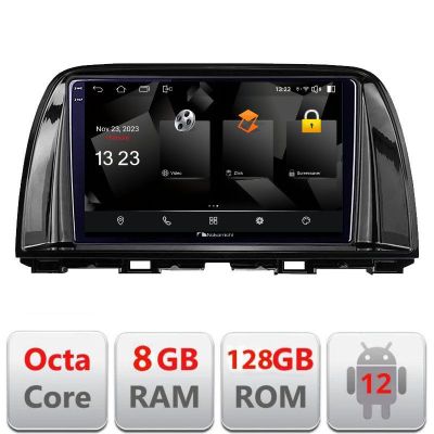 Navigatie Mazda CX5 2015-2017 Android Octa Core Qualcomm 2K Qled 8+128 DTS DSP 360 4G Optical