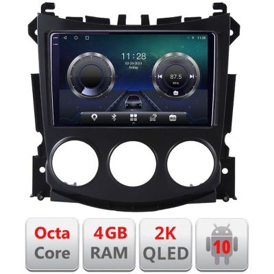 Navigatie Nissan 370Z 2008-2012 Android ecran Qled 2K Octa core 4+32 KIT-370Z+EDT-E409-2K