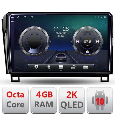 Navigatie Toyota Tundra 2007-2013 Android Octa Core Ecran 2K QLED GPS 4G 4+32GB 360 kit-tundra07+EDT-E409-2K