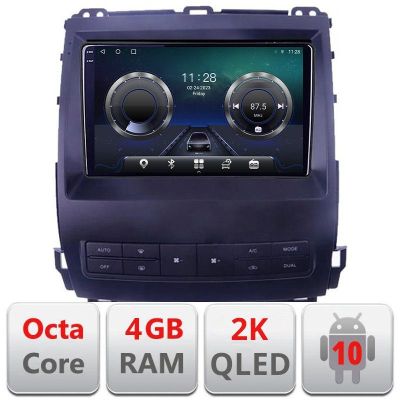 Navigatie Toyota Prado J120 2002-2009 C- j120 Android Octa Core Ecran 2K QLED GPS 4G 4+32GB 360 kit-j120+EDT-E409-2K v1