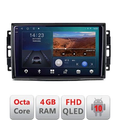 Navigatie Chrysler Jeep B-202 Android Ecran QLED octa core 4+64 carplay android auto KIT-202+EDT-E310V3 v1